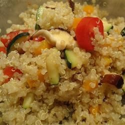Quinoa with Chickpeas and Tomatoes