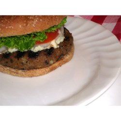 Mushroom Blue Cheese Turkey Burgers