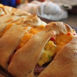 Ham Breakfast Braid Recipe