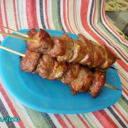 Fiery Pork Skewers