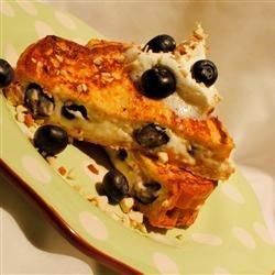 Stuffed Blueberry Toast