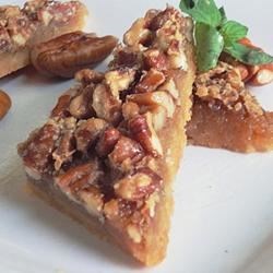 Maple Pecan Shortbread Squares Recipe