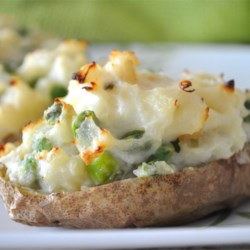 Garden Stuffed Baked Potatoes