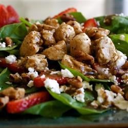 Spring Strawberry Salad with Chicken