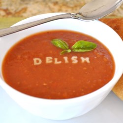 Hearty Hot or Cold Roasted Tomato Soup