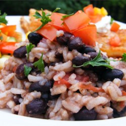 Quick Black Beans and Rice