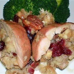 Cranberry Apple Stuffed Pork Loin