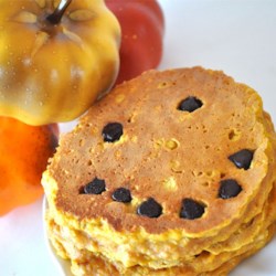 Jack-O-Lantern Pumpkin Pancakes Recipe