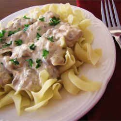 Slow Cooker Chicken Stroganoff Recipe