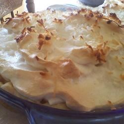 Coconut Marshmallow Cream Meringue Pie
