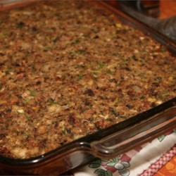 Sausage, Bacon, Apple and Cornbread Stuffing