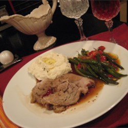 Marinated Pork Roast with Currant Sauce