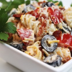 Bacon Ranch Pasta Salad Recipe