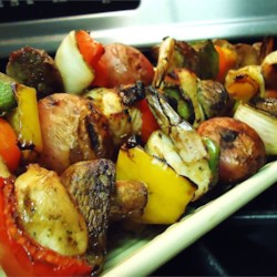 Tangy Almond Chicken Kabobs