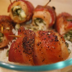 Stuffed and Wrapped Chicken Breast