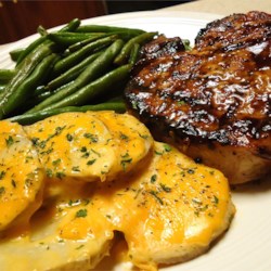 Grilled Brown Sugar Pork Chops