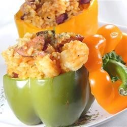 Cajun Style Stuffed Peppers