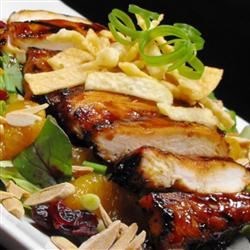 Grilled Wonton Chicken Salad