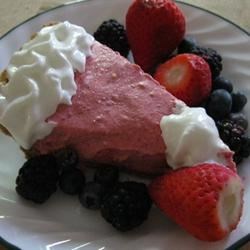 Cranberry Mousse Pie