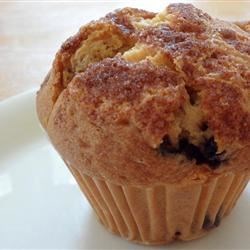 Streusel Topped Blueberry Muffins Recipe