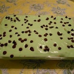 Easy Pistachio English Toffee Ice Box Cake