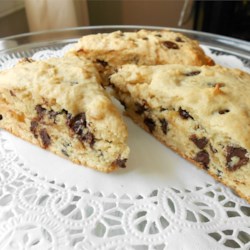 Hazelnut Chocolate Chip Scones