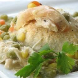 Chicken and Biscuit Casserole