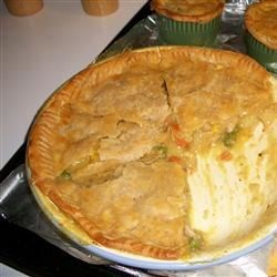 Chicken Pot Pies with Puff Pastry