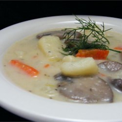 Russian Mushroom and Potato Soup Recipe