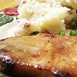 Maple-Mustard Glazed Pork Chops