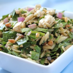 Spinach and Orzo Salad