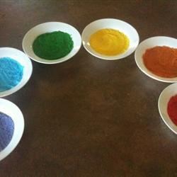 Colored Sugar Recipe
