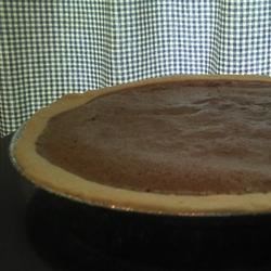 Chocolate Fudge Pie Made With Cocoa