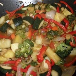 Stir-Fried Sweet and Sour Vegetables
