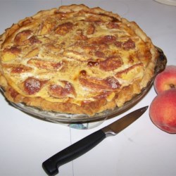 Peach Custard Pie III