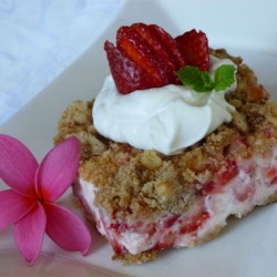 Frosty Strawberry Squares