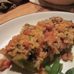 Bela's Stuffed Red Bell Peppers