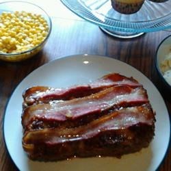 BBQ Oatmeal Meatloaf