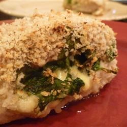 Gouda and Spinach Stuffed Pork Chops