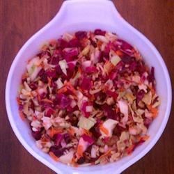 Cranberry Walnut Slaw Recipe