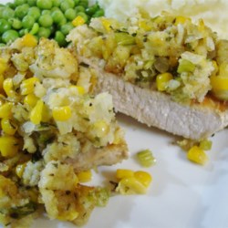 Mom's Stuffing Pork Chops