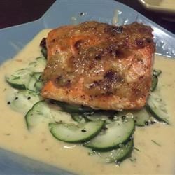 Ginger-Scallion Crusted Salmon