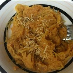 Spaghetti Squash with Creamy Pumpkin Sauce