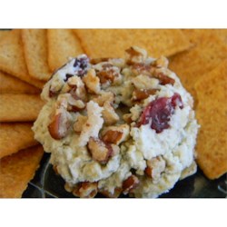 Blue Cheese, Sweet Pecan, and Cranberry Spread Recipe