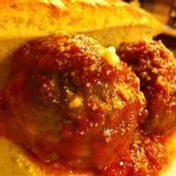 Mozzarella-Stuffed Pesto Turkey Meatballs