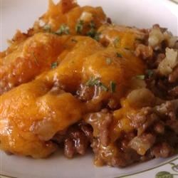 Cheeseburger and Fries Casserole