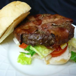 Bacon Wrapped Hamburgers