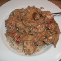 Indian Style Chicken with Apples