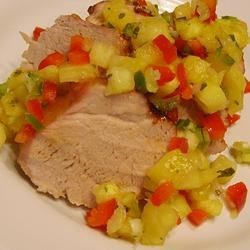 Pork Tenderloin with Pineapple Salsa