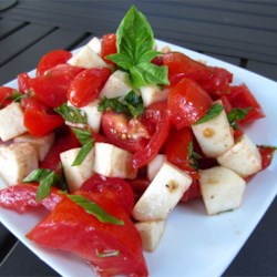 Smiling Caprese Salad Recipe